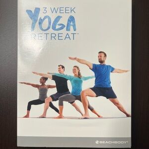Beachbody 3 Week Yoga - 4 DVDs , book, calendar, and tracker included